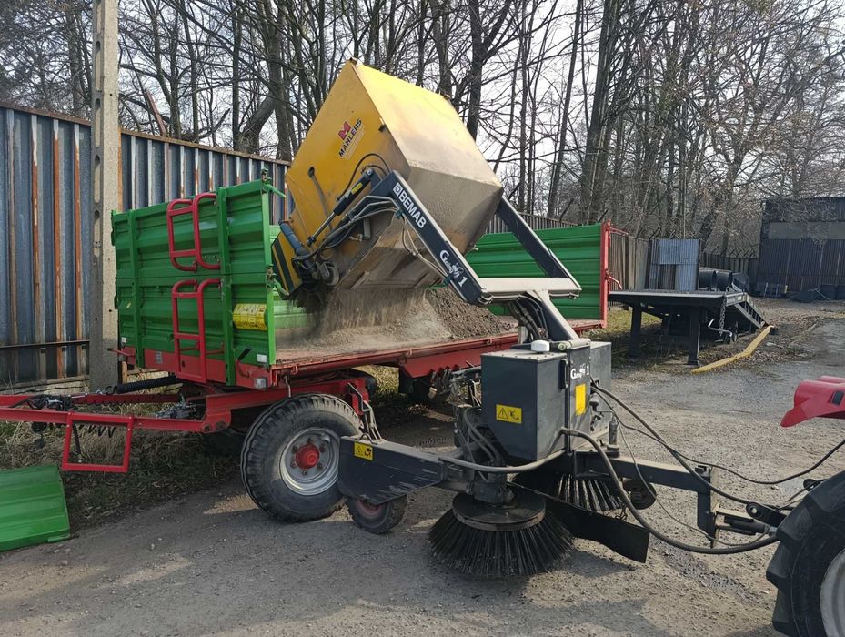 Zamiatarka elewatorowa AEBI Schmidt BEMAB G1 jak Broddway Talex Pronar ZMC własna hydraulika napęd z WOM