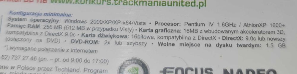 TM Trackmania United pc / pc /pl / STAN 2/6