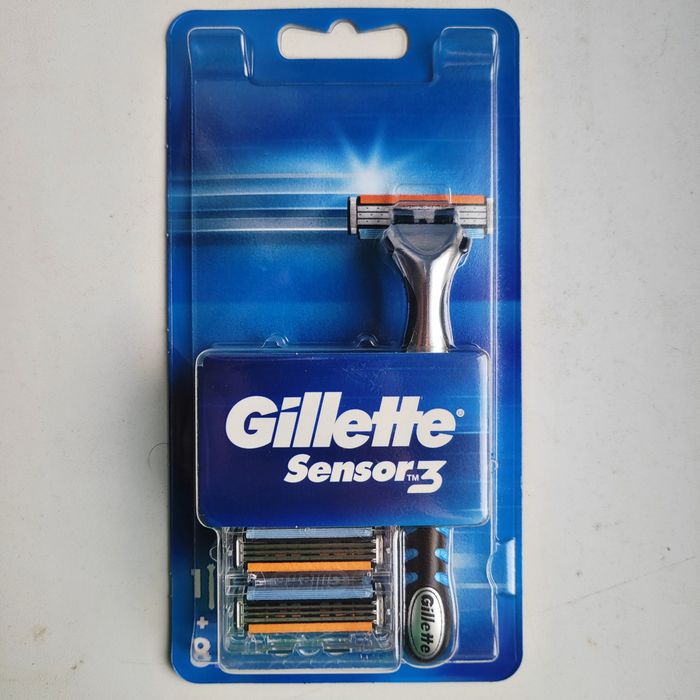 Станок Gillette Sensor3 + 8 змінних касет