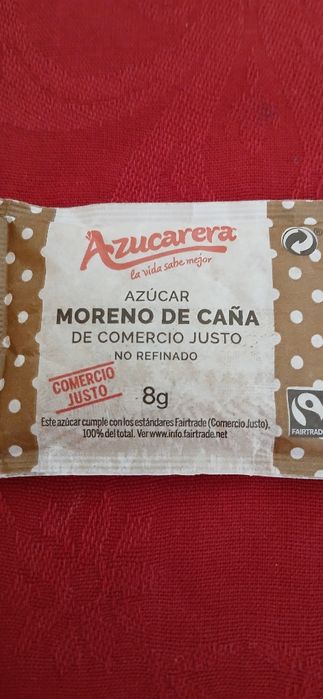 Pacote de açúcar, espanhol