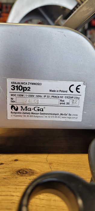 Krajalnica MaGa 310p2 z 2012 roku