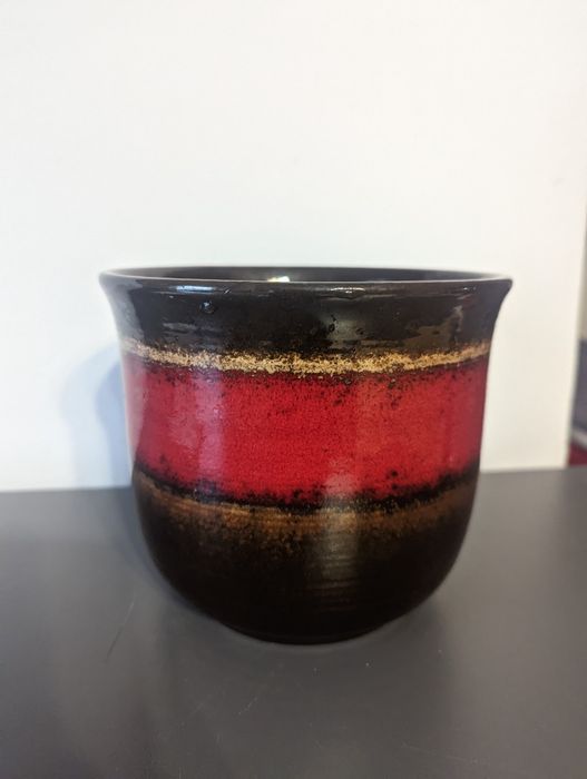 Doniczka ceramika West Germany Scheurich-Keramik 1960s