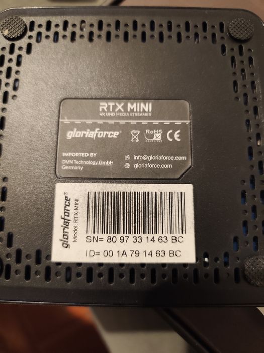 TV Box Gloriaforce RTX Mini 4K UHD – Android 11 (2GB RAM / 16GB)