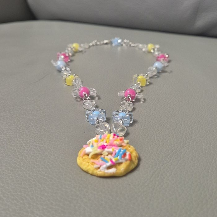 Naszyjnik z gofrem decora jfashion