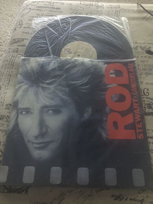 Rod Stewart Camouflage LP Vinyl