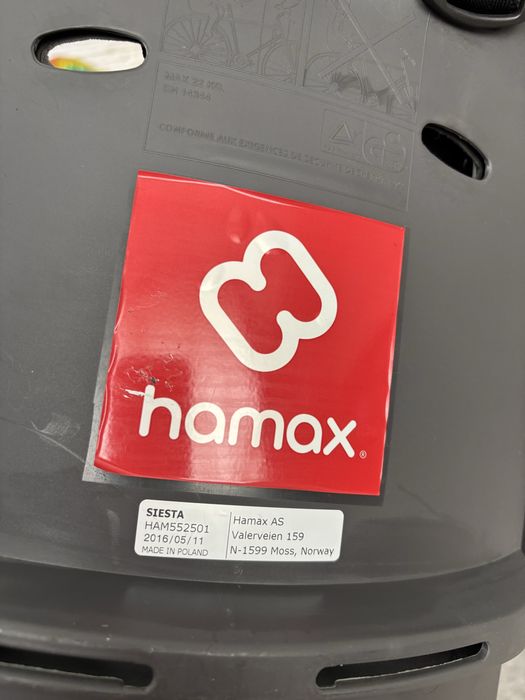 Hammax Siesta fotelik rowerowy odchylany