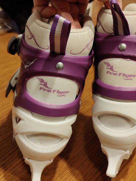 Łyżwy dziecięce regulowane