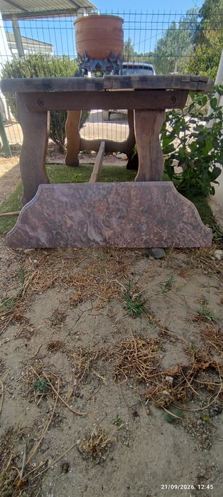 Tampo de pedra, mármore rosa