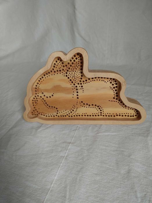 Lampka handmade - buldożek