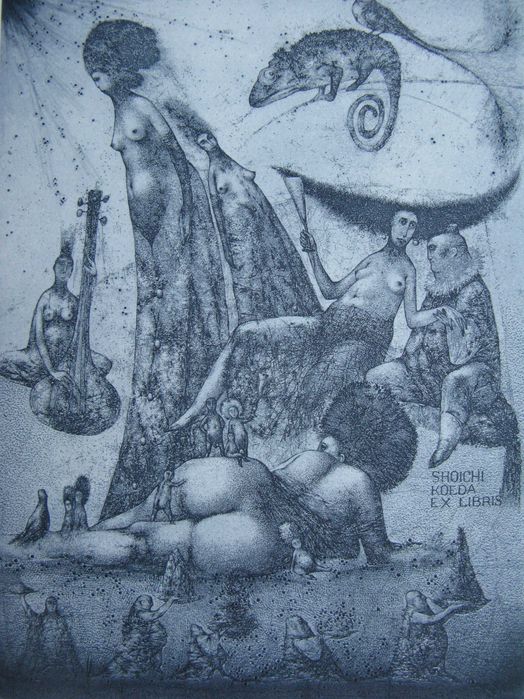 2) Антюхін Костянтин Київ Україна гравюра графіка мецотінто еротика ню