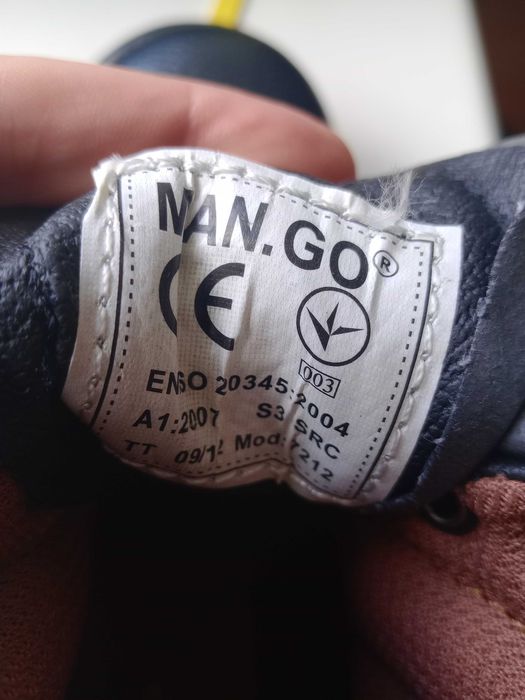 Строительные ботинки, спецобувь MAN.GO 36 р., стелька 24,5 см