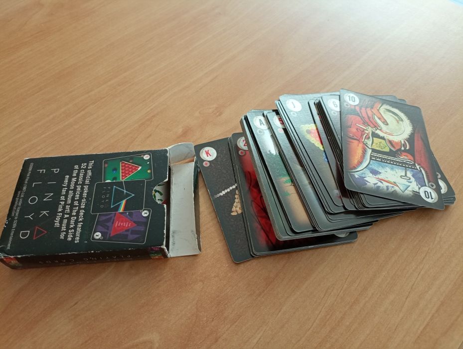 Pink Floyd playing cards
