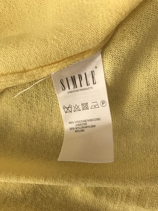Żółta bluzka Simple r. M