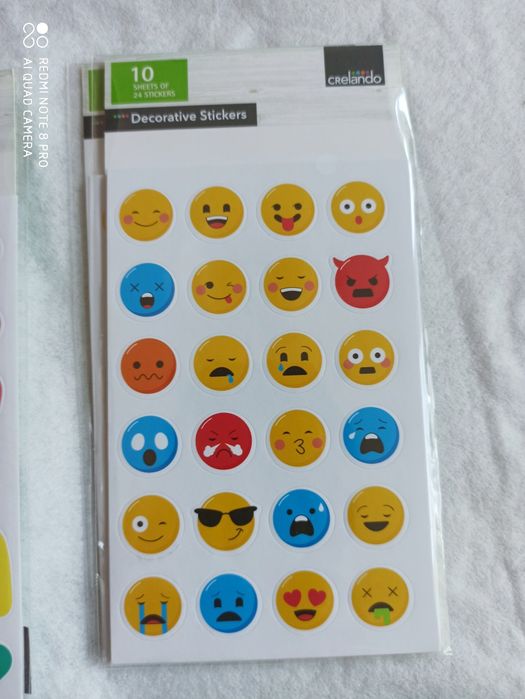 Нові! Забавні наклейки по 10 листів /уп.