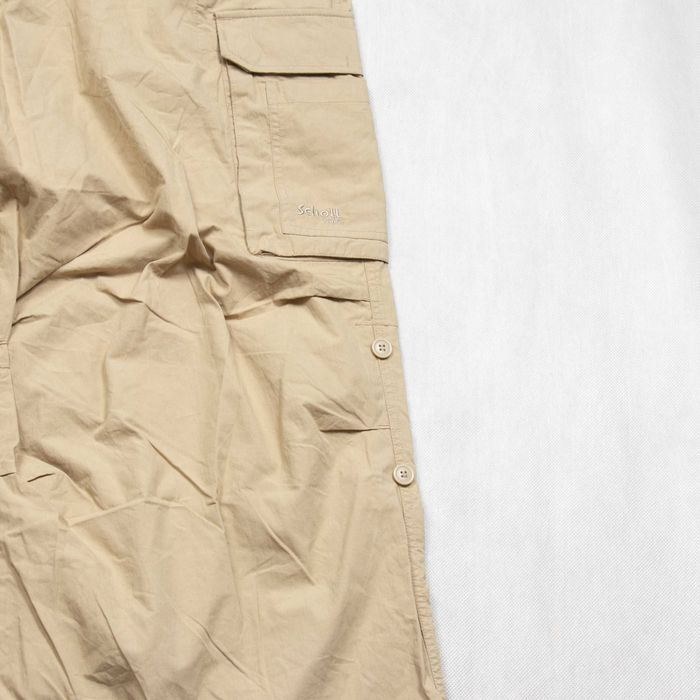 Schott N.Y.C. Cargo Wide Leg Vintage Y2K spodnie Bojówki parachute XL