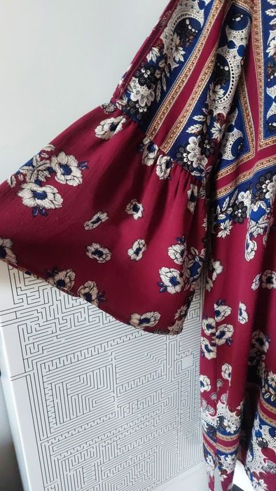 Asos Boohoo 42 letnia tunika w stylu boho