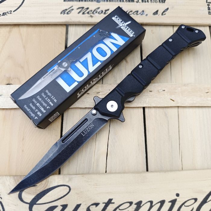 Ніж фліпер Cold Steel Luzon Medium чорний GFN