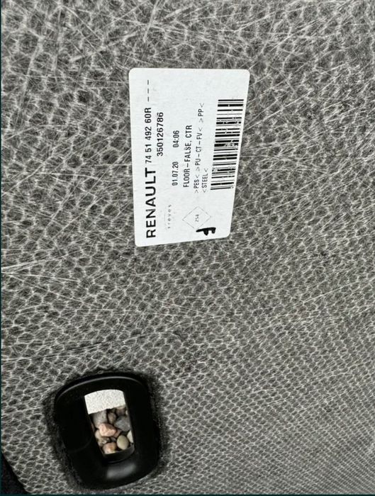 Płyta podłoga bagażnika Renault Captur II
