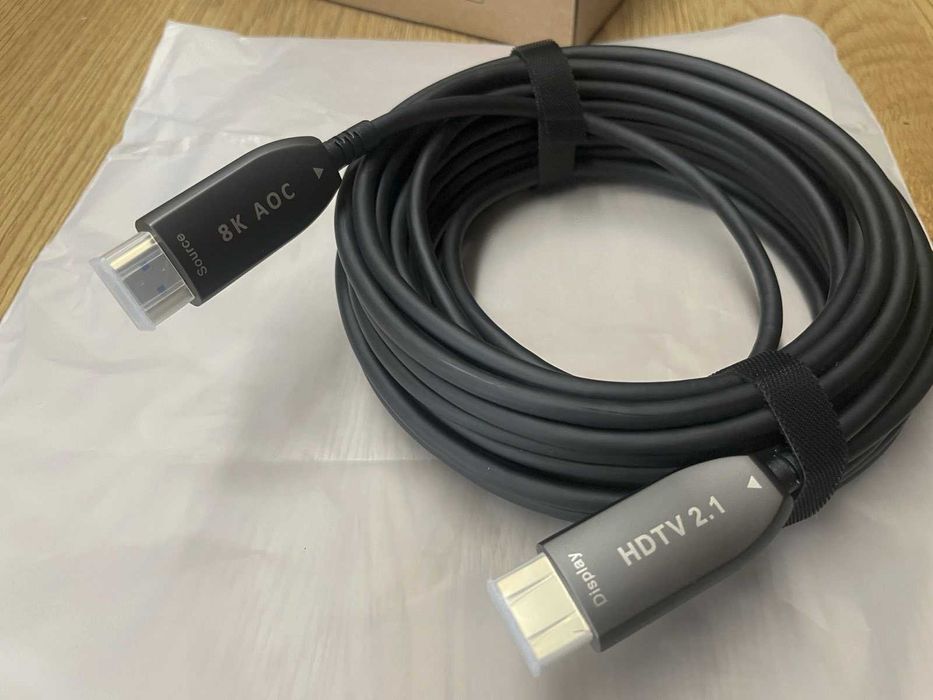 Optyczny Kabel HDMI 2.1 AOC – 8K 60Hz/4K 120Hz –  Wysoka Jakość 15m