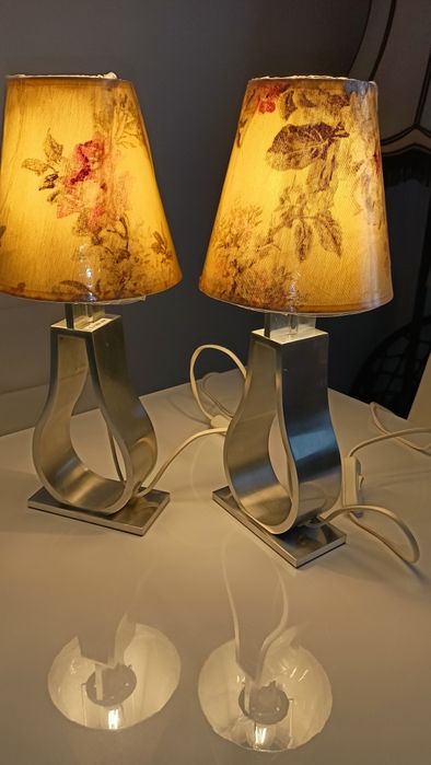 Lampki nocne - cena za komplet - brak abażurów