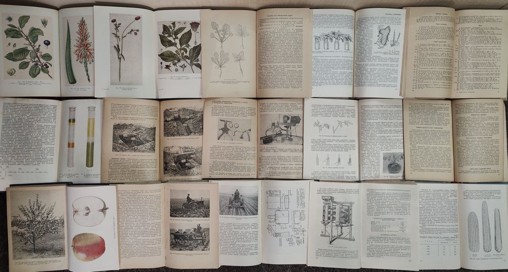 набор книг Фармакогнозия. Овощеводство. Анализ почв. Сорт и семена