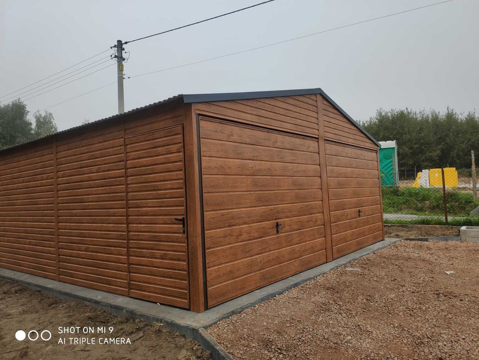 Garaż drewnopodobny 6x6