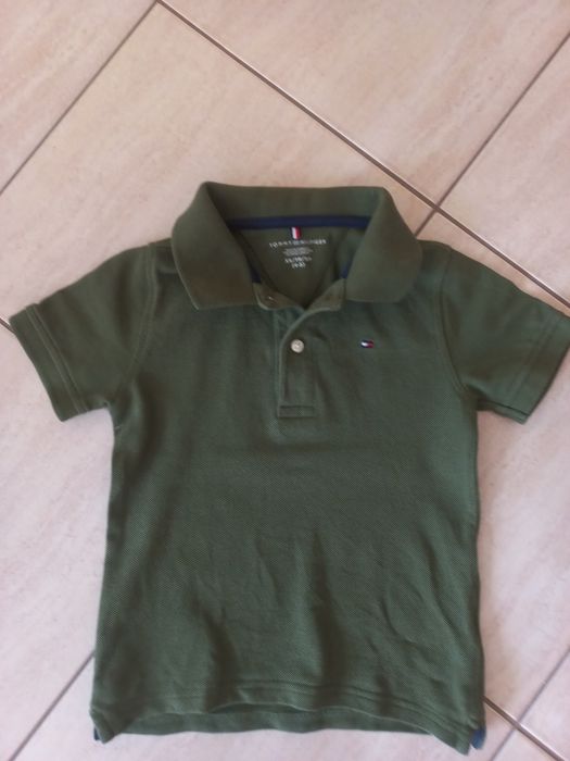 firmowa koszulka polo dla chłopca-4-5 lat-TOMMY HILFIGER