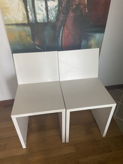 Cadeiras Brancas madeira