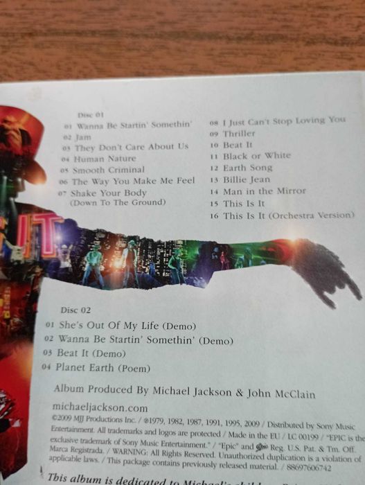 ALBUM 2 CD Michael Jackson's This Is It