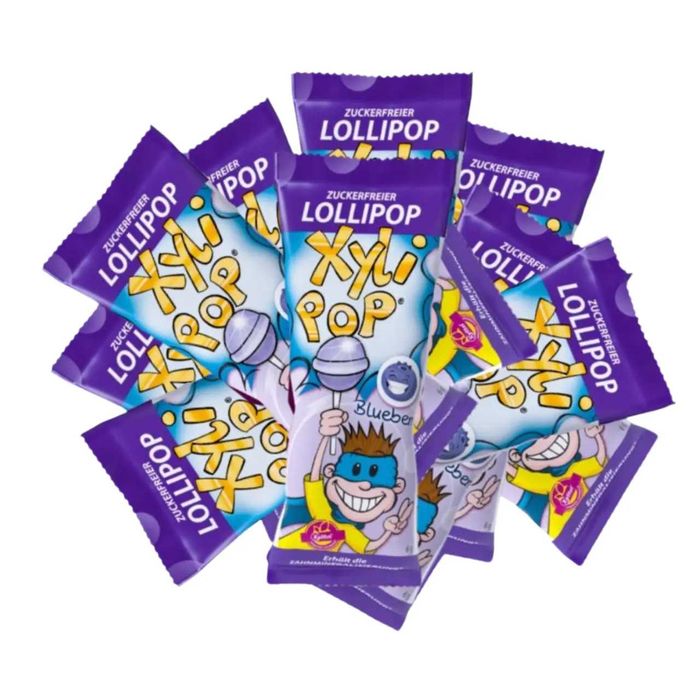 корисні льодяники жуйки з ксилітолом denti pop xylitol xylipop лізак