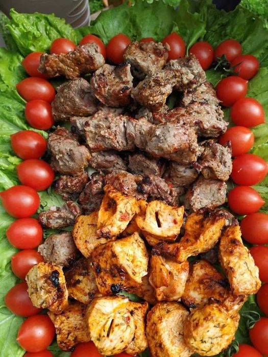 Курка гриль на мангалі. Курица. Шашликгриль на мангале. Шашлик. Домашн