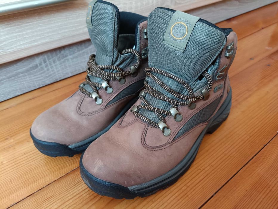 Timberland Women's Chocorua Trail Mid Черевики жіночі мембрана Gore-Tex Шкіряні трекінгові розмір 37.5