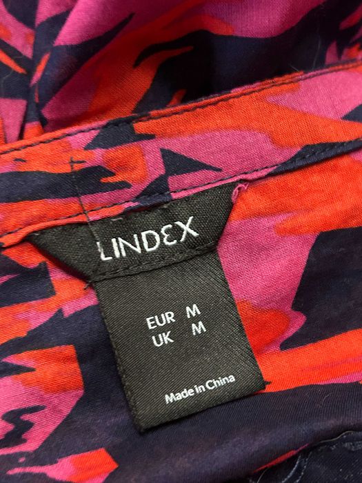 Bawełniana damska wzorzysta bluzka Lindex rozmiar 38