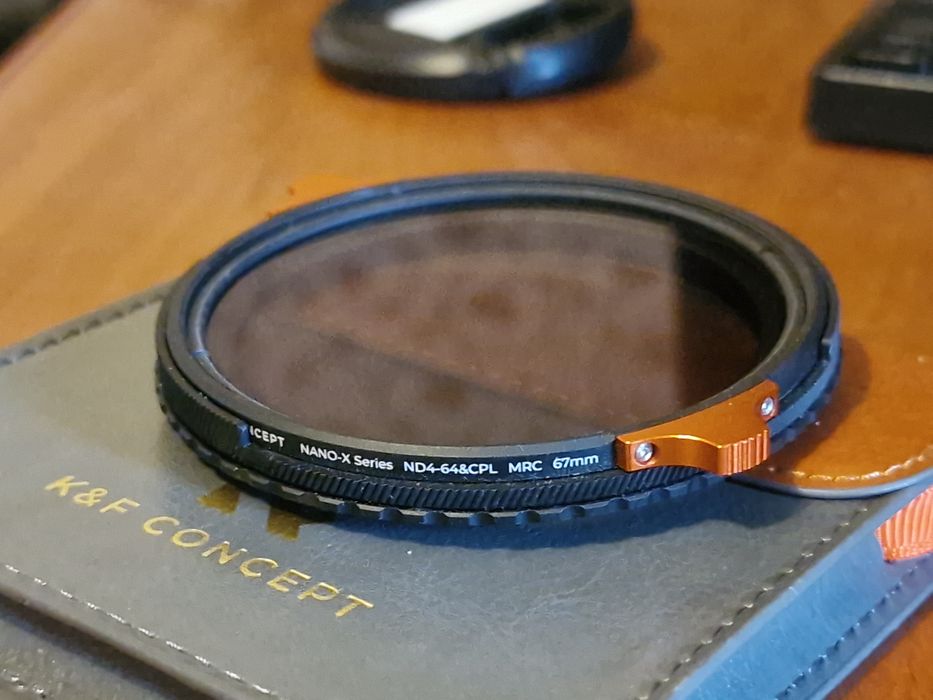 Светлофильтр K&F Concept 67mm Variable ND4-64+CPL Nano-X