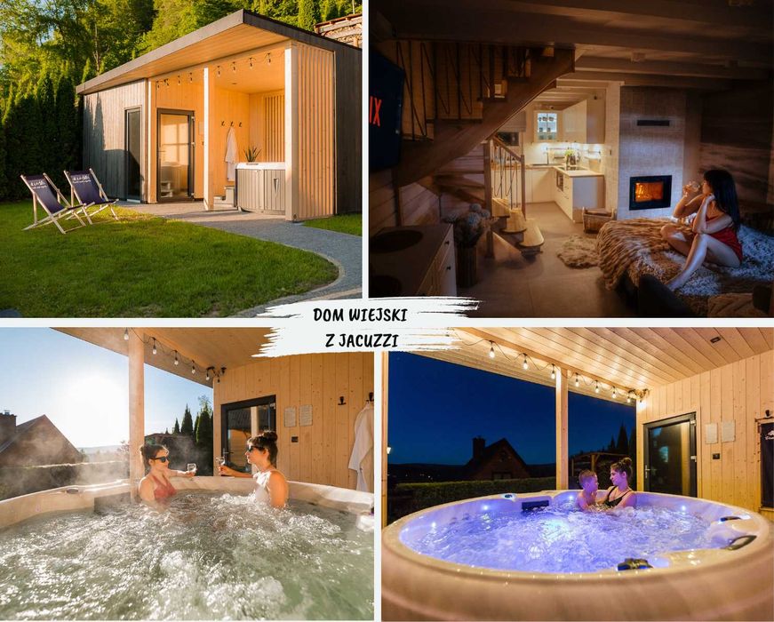 Domki Centrum Soliny 150m do Zapory i PKL/Ferie Dom z Jacuzzi wiejski