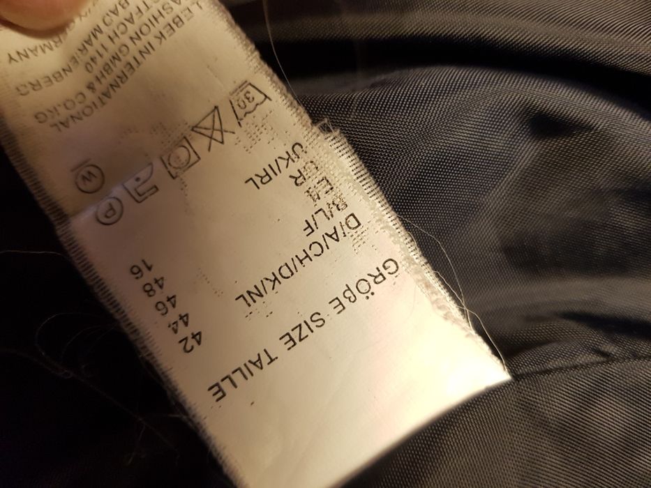 Kurtka zimowa granatowa Lebek 46