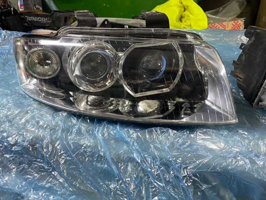 Переобладанані Biled фари Audi A4b6/ Тюнінг фар/ Покращення світла