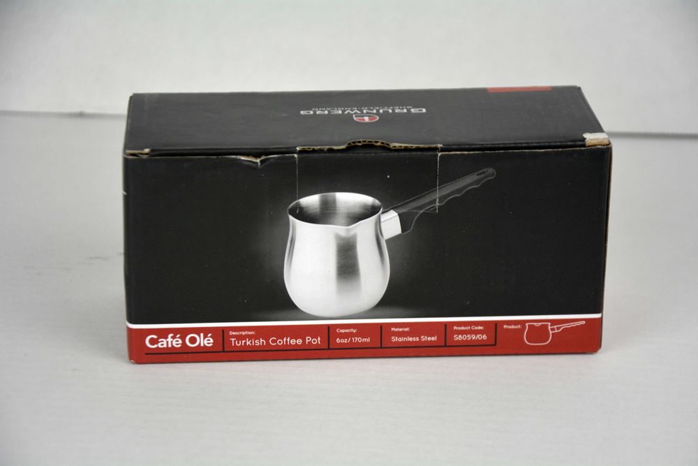 GRUNWERG Café Ole S8059/06 turecki dzbanek do kawy, stal nierdzewna