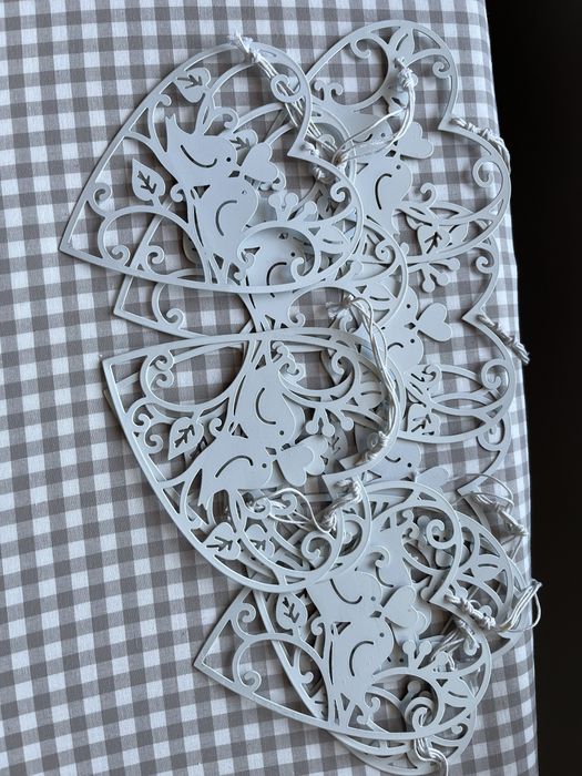 Sptzedam 10 serc na sznurkach donozby na wesele/ brame / korone