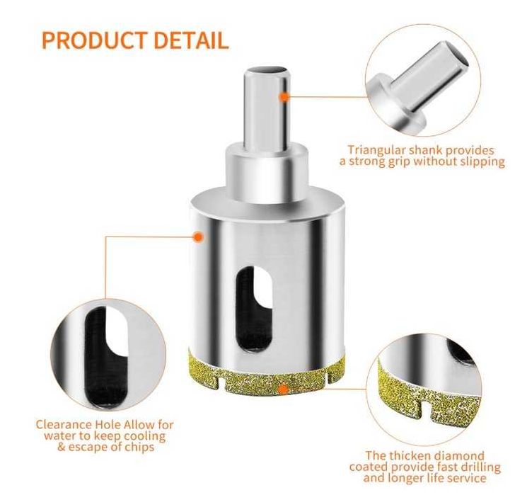 Otwornica diamentowa do gresu 30mm Meccion