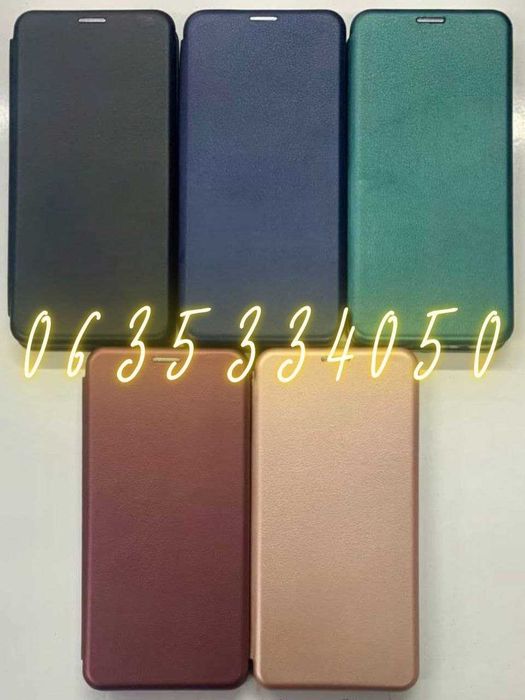 Чехол книжка Xiaomi Poco M7 Pro с отделом для карт Поко М7 Про