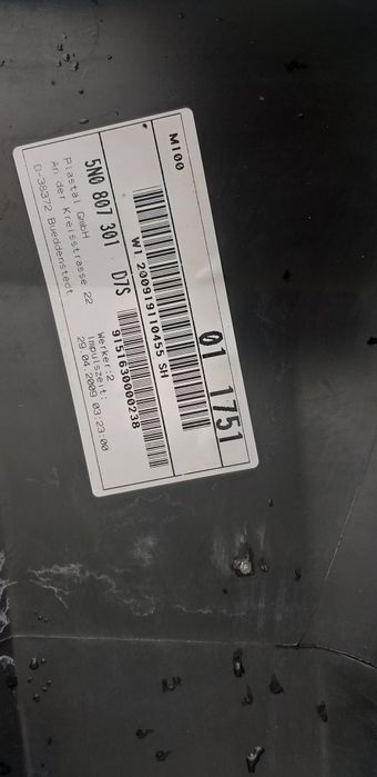 Spoiler Parachoques traz VW tiguan de 2010 usado em muito bom estado