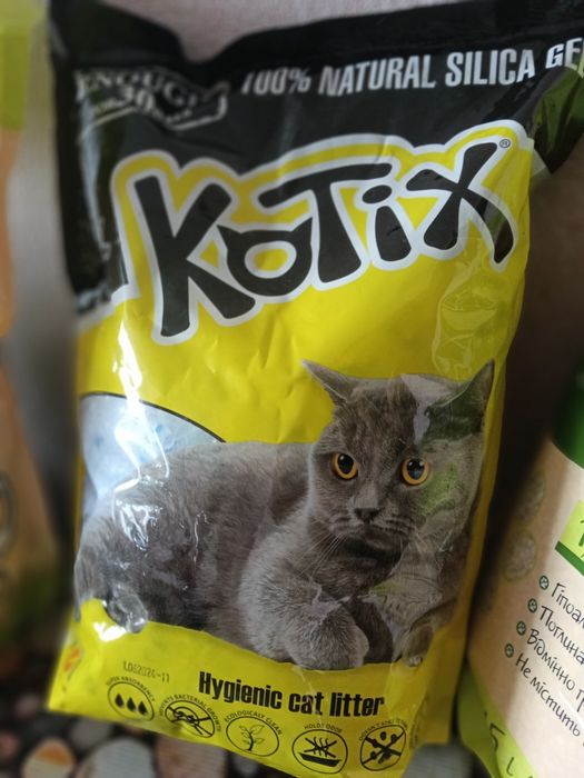 Наповнювач для котів.