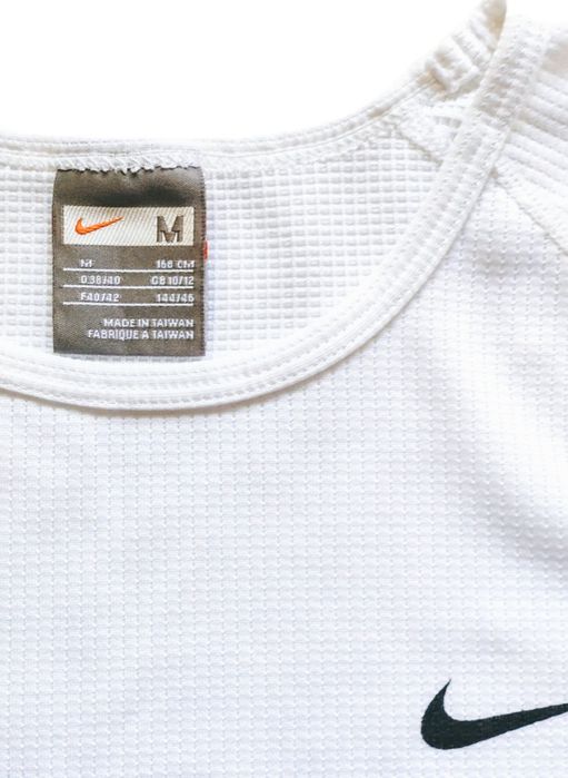 Biały longsleeve / bluzka z długim rękawem – Nike – M / 168 cm