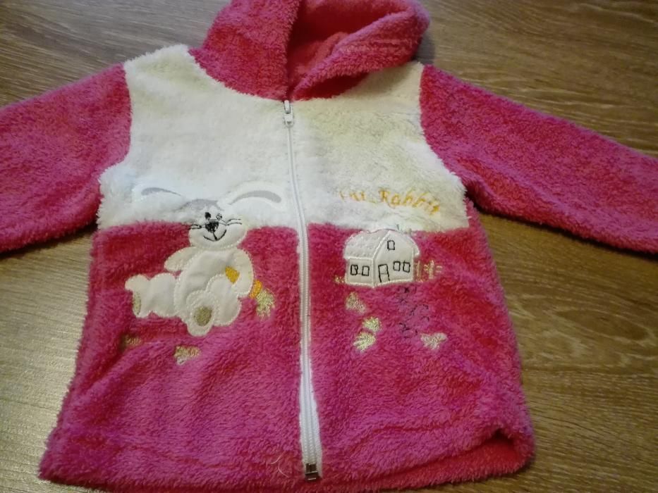 Ciepły dresik, dres, bluza+spodnie 74