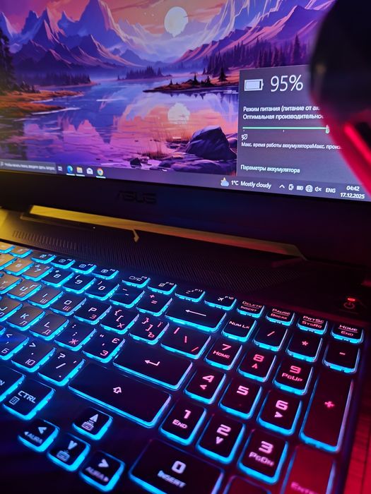 Игровой ноутбук Asus TUF 144Hz/ GTX1650/Ryzen5 4.0Ghz/16Gb/256ssd+1Tb