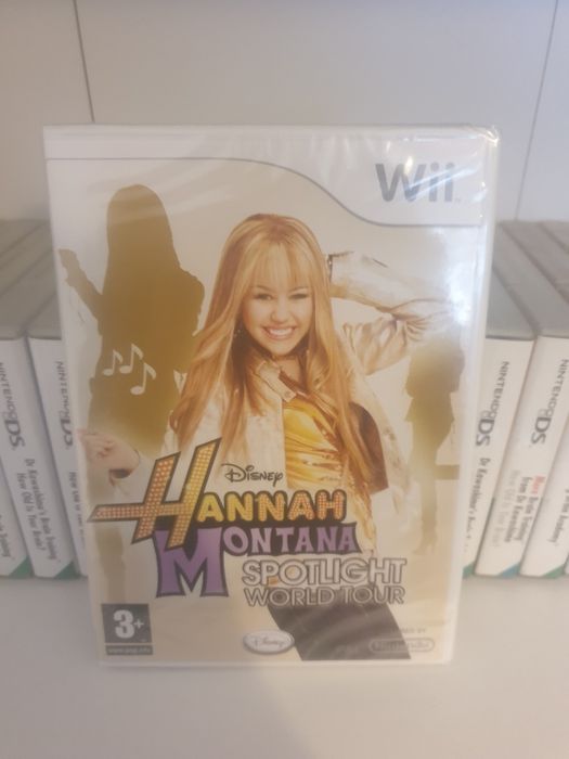 Hanah Montana Spotlight World tour nowa folia nintendo wii