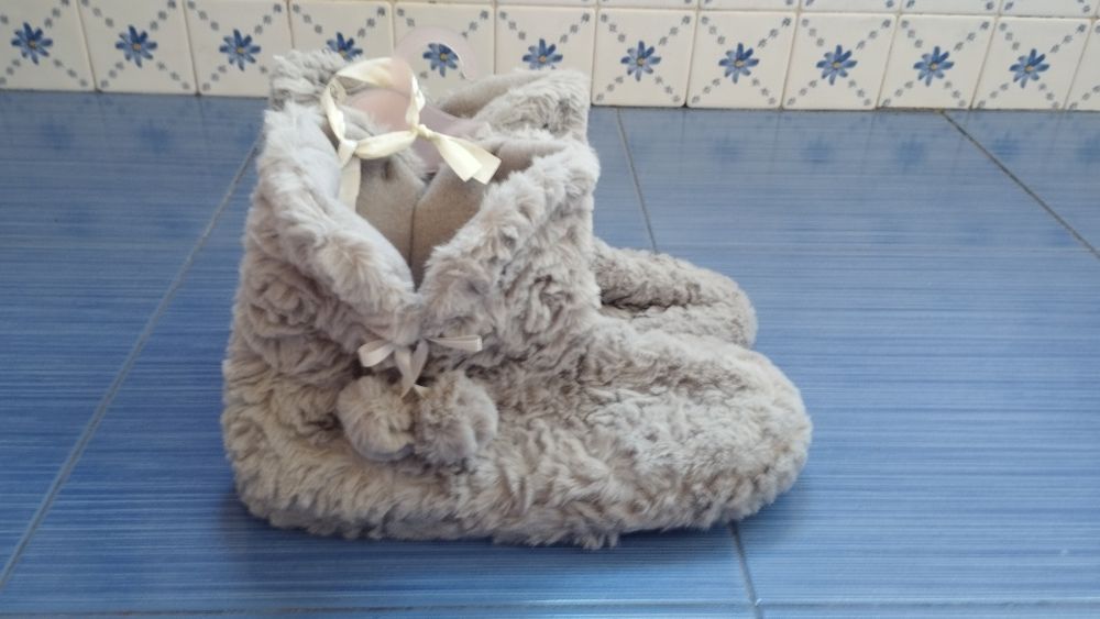 Pantufas em pêlo