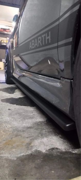 LÂMINAS DAS EMBALADEIRAS SIDE SKIRTS ABAS PALAS LIPS FIAT 500 ABARTH