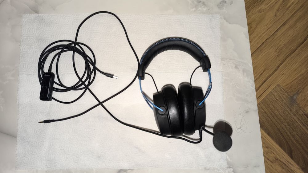 HyperX Cloud Alpha S (niebieskie) -  słuchawki gamingowe